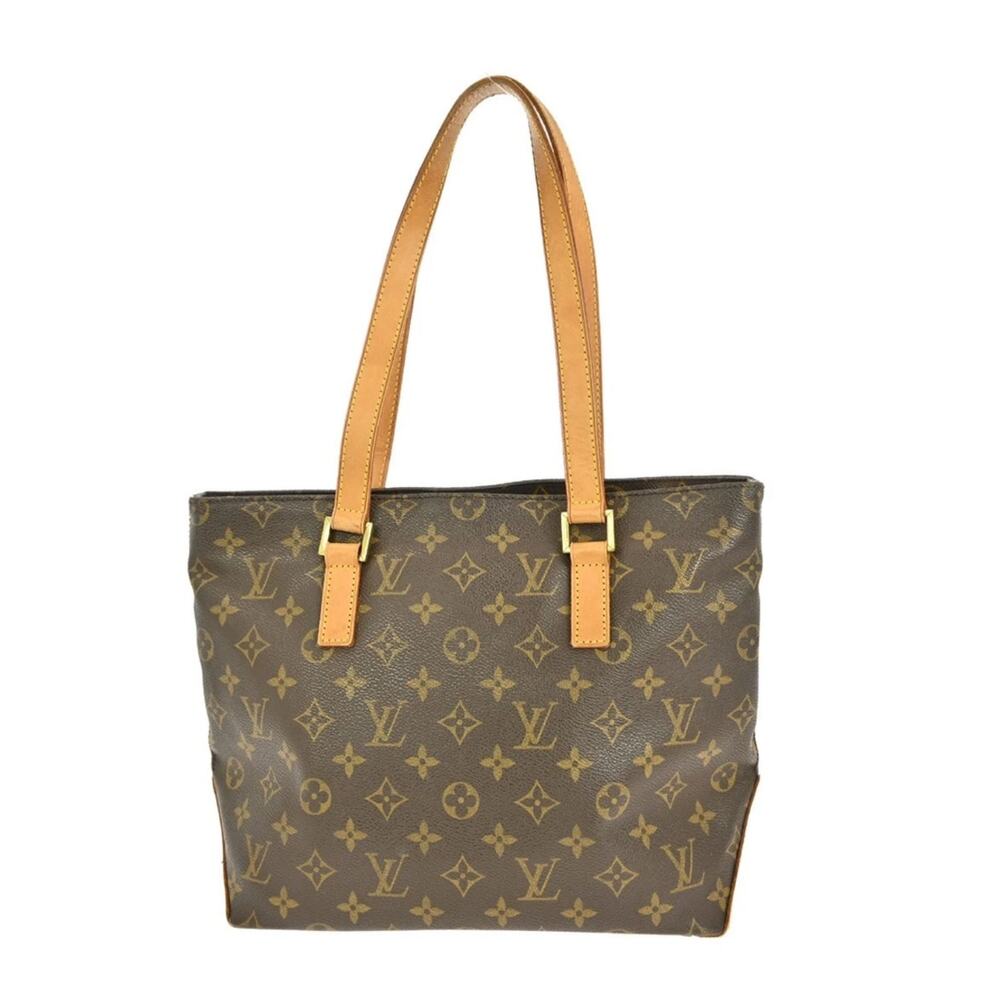 Louis Vuitton Cabas Piano Tote Bag Monogram LV Canvas Brown Shoulder Bag Travel - Picture 15 of 16